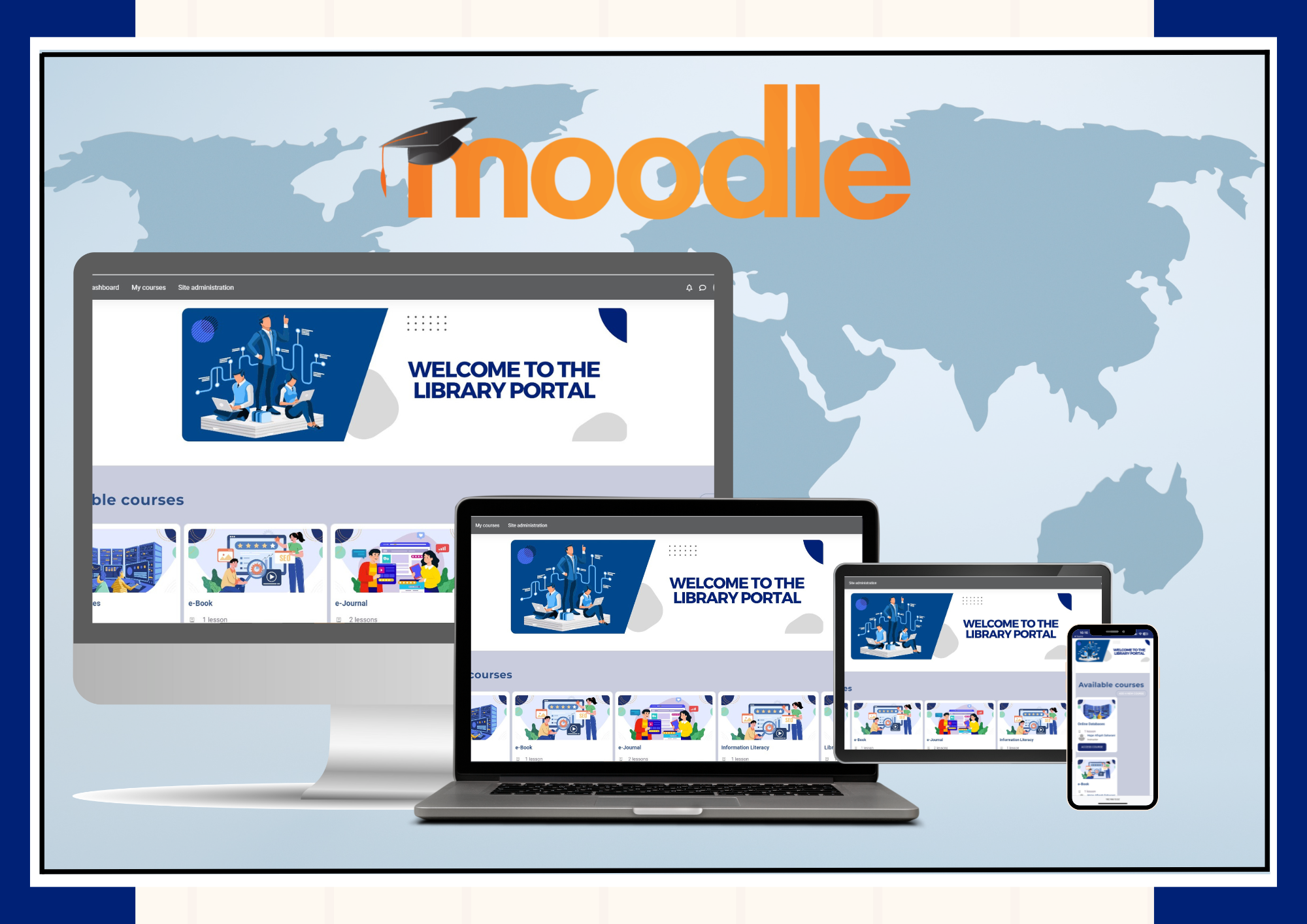 Moodle main page